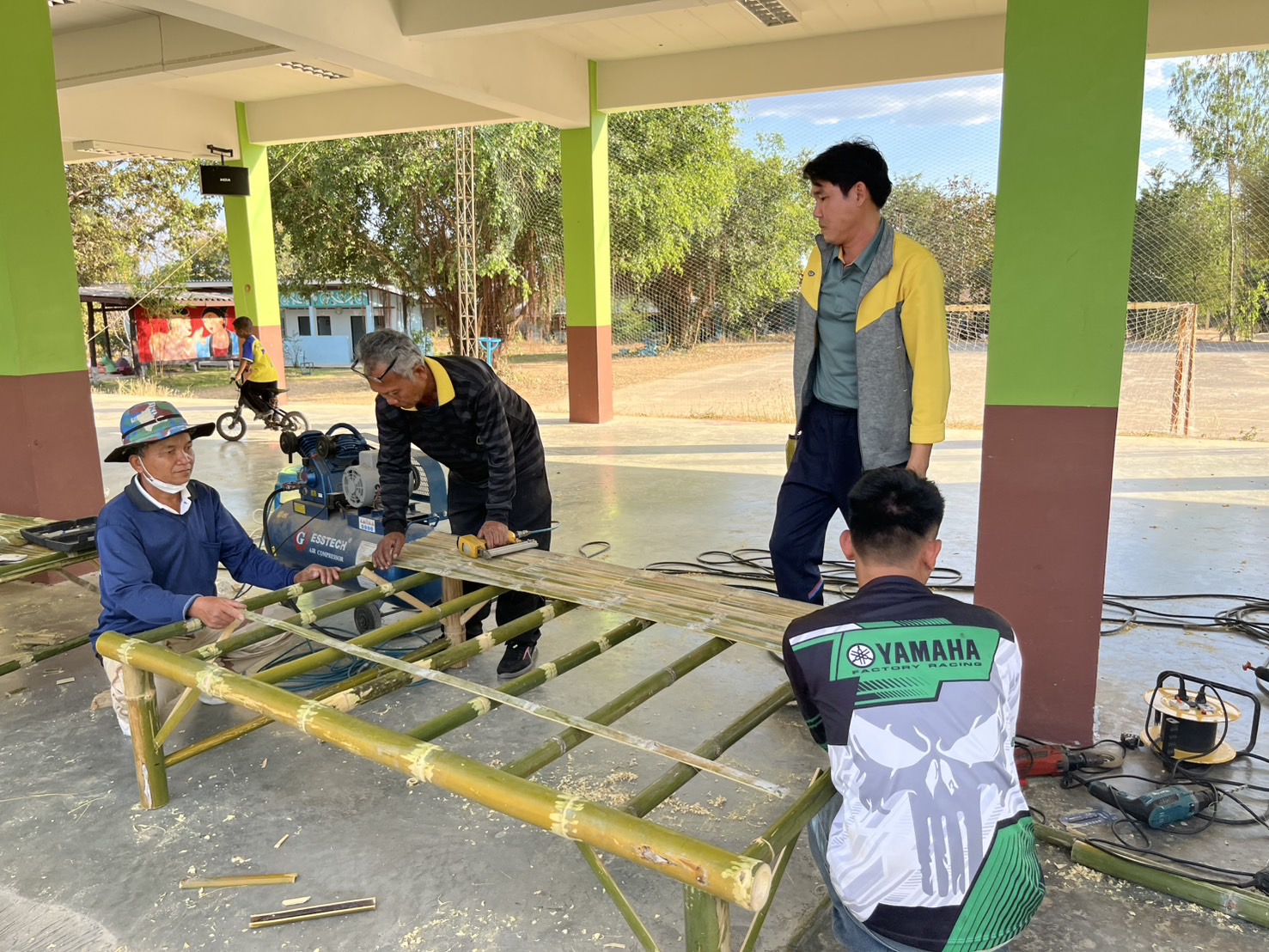 โครงการศูนย์เรียนรู้เศรษฐกิจพอเพียง ประจำปีงบประมาณ 2569 กิจกรรมที่ 2 การฝึกอบรมโครงการทำเฟอร์นิเจอร์จากไม้ไผ่